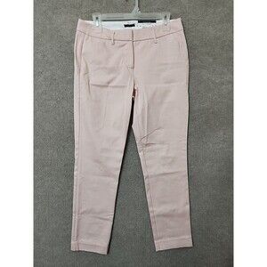 Worthington Ankle Dress Pants Womens 4 Rose Smoke Stretch Career Business NEW